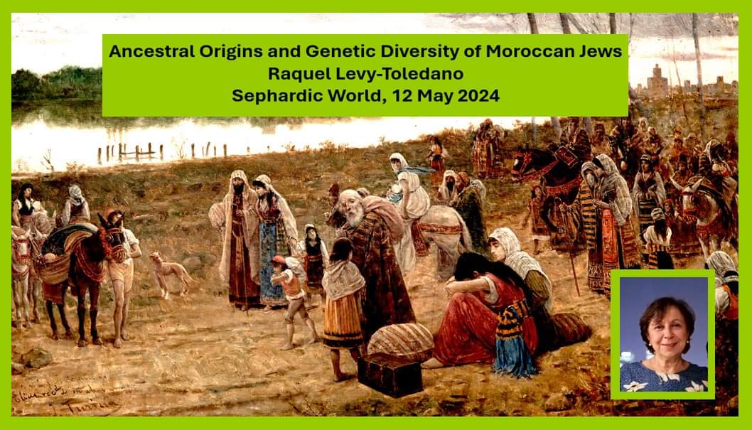 Ancestral Origins and Genetic Diversity of Moroccan Jews. This Sunday, 8pm Paris time, or subscribe to the channel and watch later. youtube.com/SephardicGenea… #geneticgenealogy #dna #genealogy
