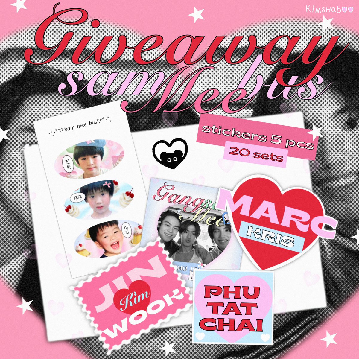 pls rt💌  ༘♡

giveaway #สามหมีบัส in GOTCHAPOP2🚌

📍 bitec event hall 
🗓️ : 11 May 67   ⏰ :  time TBA 

rt & show this tweet °˖✧◝

#JINWOOKkim 
#PHUTATCHAI 
#MARCKRIS
#GOTCHAPOP2 
#BUSbecauseofyouishine