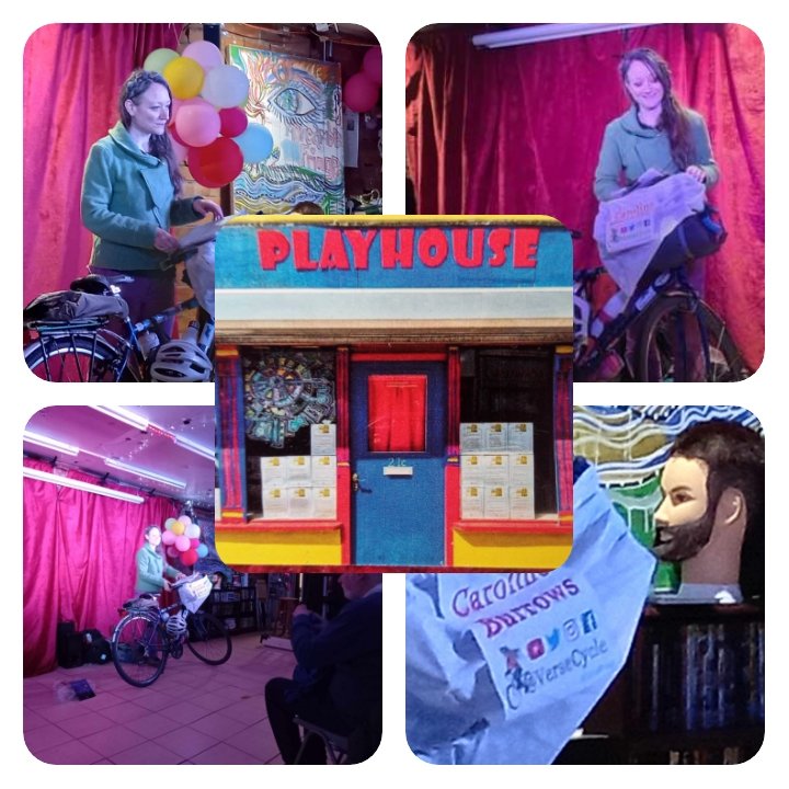 Thank you @WestEndPlayhouse in Morecambe for letting me do a pop-up gig in #Morecambe last night. Cheers Matt and everyone who made it a lovely Thursday poetry night. And to the German cultural exchange group who shared a song of unity with us all. #poetryevent #cyclepoet
#Pixlr