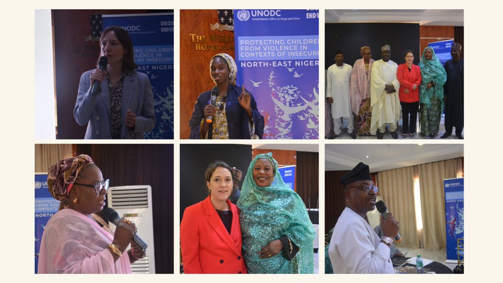 UNODC launches vital initiative to protect children from violence in contexts of insecurity, NE🇳🇬   Focused on prevention, rehabilitation & reintegration, the project will empower youth & communities to promote ✌️& reconciliation in the BAY States. 🔗 unodc.org/conig/en/stori…