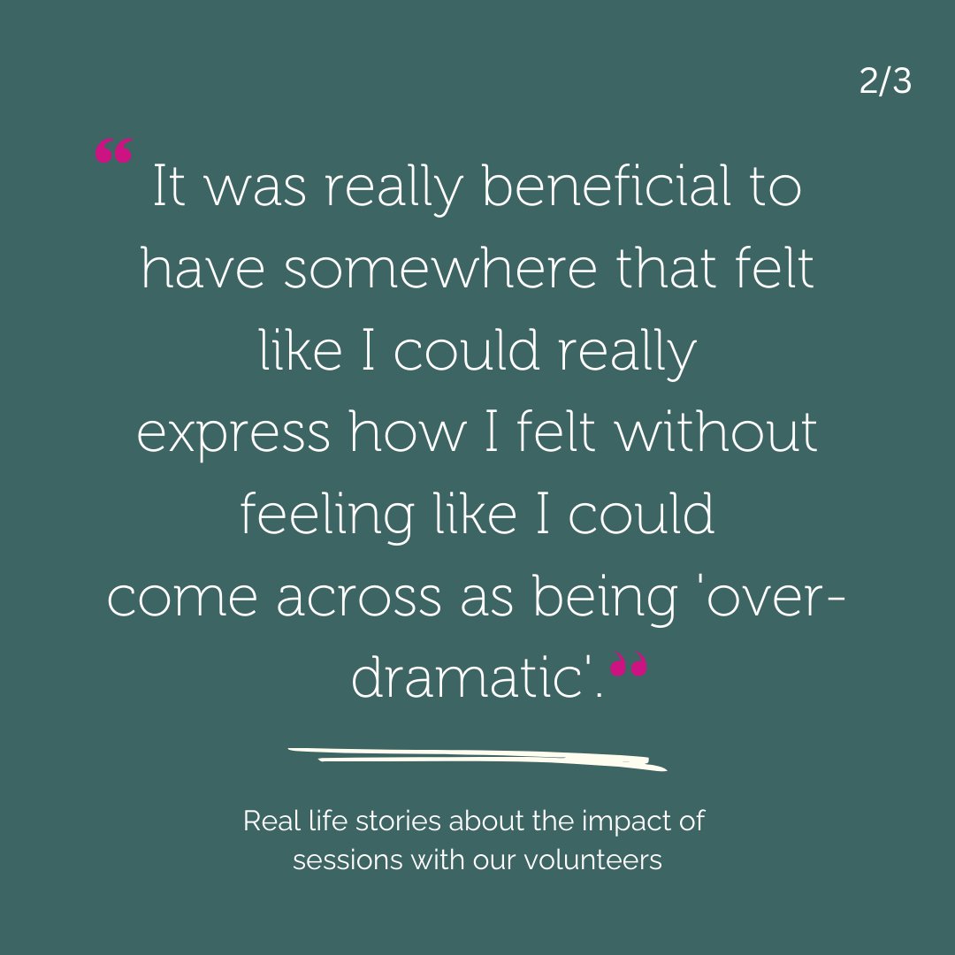 2/4 they don't always finish their volunteering shift knowing the impact they might have made. Here, we are sharing #reallife stories of Wrens - individuals we support - about what time with their volunteer has meant for them.