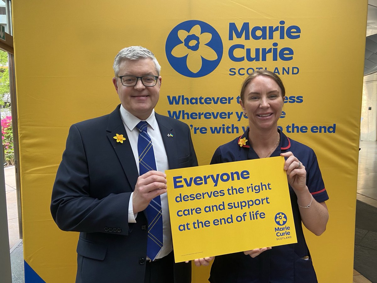 I was pleased to attend the ⁦@MarieCurieSCO⁩ event in ⁦@ScotParl⁩ hosted by ⁦@BobDorisSNP⁩. Thank you all Marie Curie staff in Greenock and Inverclyde and across the country.