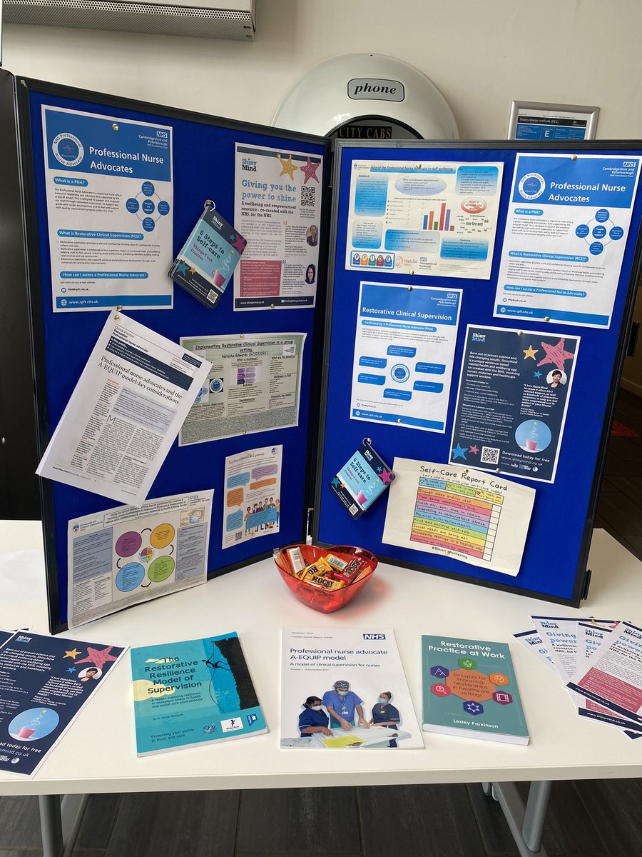 Excited to be promoting the Professional Nurse Advocate #pna on #NursesWeek2024 & even managed to bump into @MikeSeaman18 & Rachel Gomm @CPFT_NHS 💙@FoNScharity @shinymindcoach