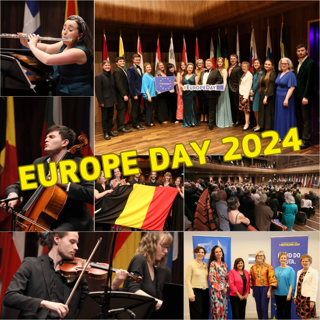 Like to start the weekend with some great music 🎼? Listen back to our #EuropeDay concert on @RTElyricfm 👉 tinyurl.com/4e9srn93 A special thanks to the wonderful young Belgian & Irish musicians, to @RIAMDublin & to @Paullyricfm 🙏 Co-hosted with @EPinIreland & @BEinIreland