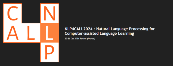 𝗡𝗟𝗣𝟰𝗖𝗔𝗟𝗟 𝟮𝟬𝟮𝟰 𝗪𝗼𝗿𝗸𝘀𝗵𝗼𝗽 - Natural Language Processing for Computer-assisted Language Learning 📅 October 25-26, 2024 📍 Rennes, France 🔹𝐂𝐀𝐋𝐋 𝐟𝐨𝐫 𝐩𝐚𝐩𝐞𝐫𝐬🔹 Submission deadline: June 30, 2024 ➡️ bit.ly/3QCw5xS ➡️ bit.ly/3JUMvOt