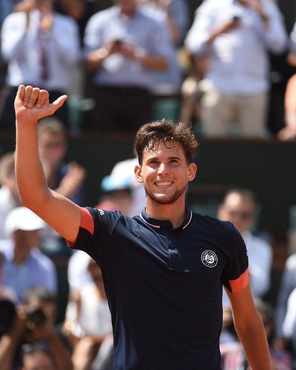 Thiem 🧡 Dominic Thiem announced 2024 will be his last year on tour. Domi reached his first Grand Slam final at Roland-Garros in 2018 and did it again in 2019. Congratulations on a wonderful career and enjoy your last season on tour 👏