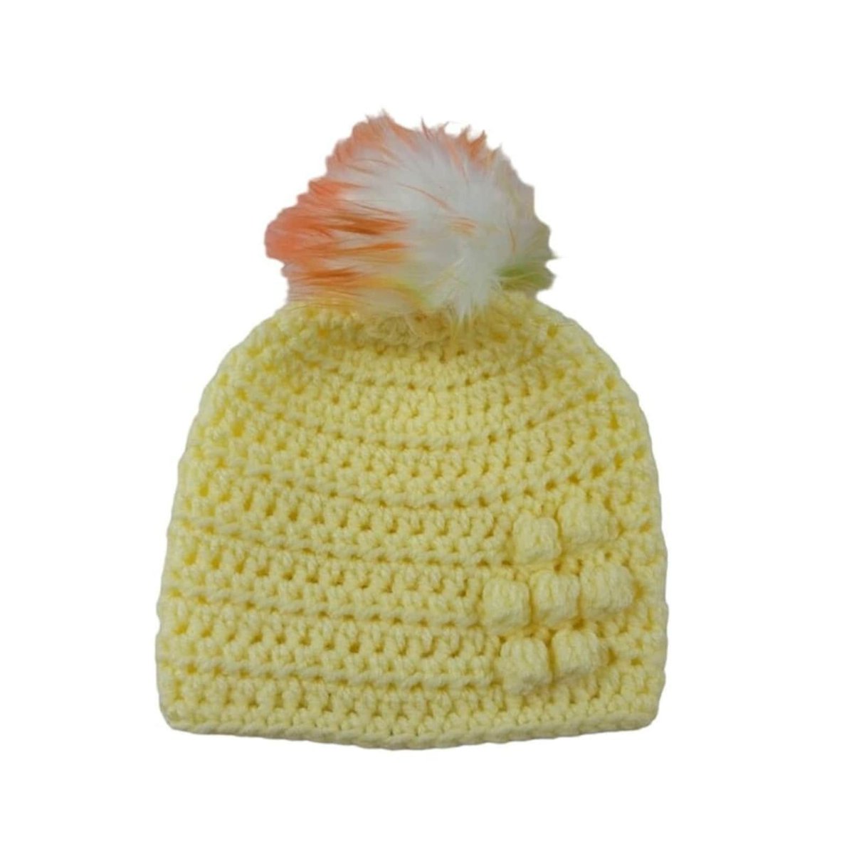 Keep your baby warm and stylish with this lemon crocheted hat! Detachable white faux fur pom adds a fun and playful touch. Available now at #knittingtopia. Don't miss out! knittingtopia.etsy.com/listing/168536… #babyhat #etsy #craftbizparty #MHHSBD #uksmallbiz #atsocialmedia #tweetuk