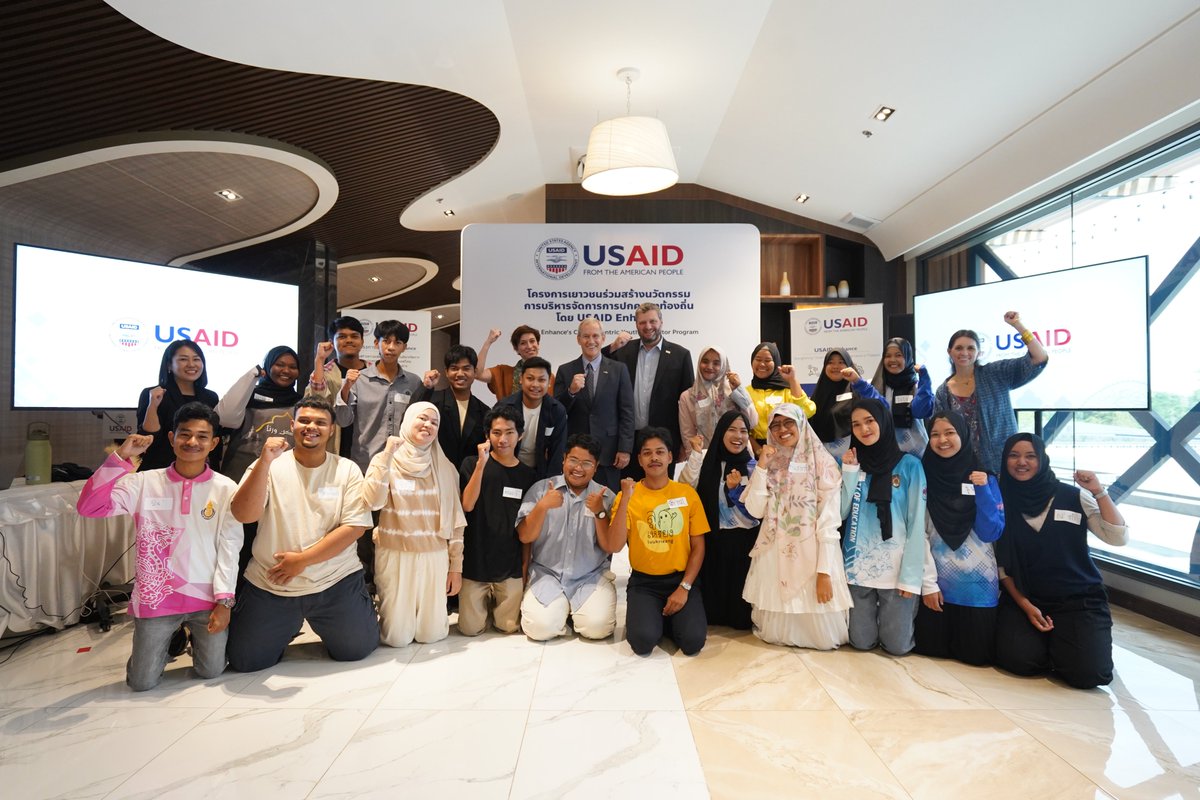 We couldn’t be more excited to kick off the @USAID-supported Youth Capacity Building workshop in Thailand’s Songkhla province as youth come together to learn innovative ways to help uplift and strengthen their communities through civic participation.