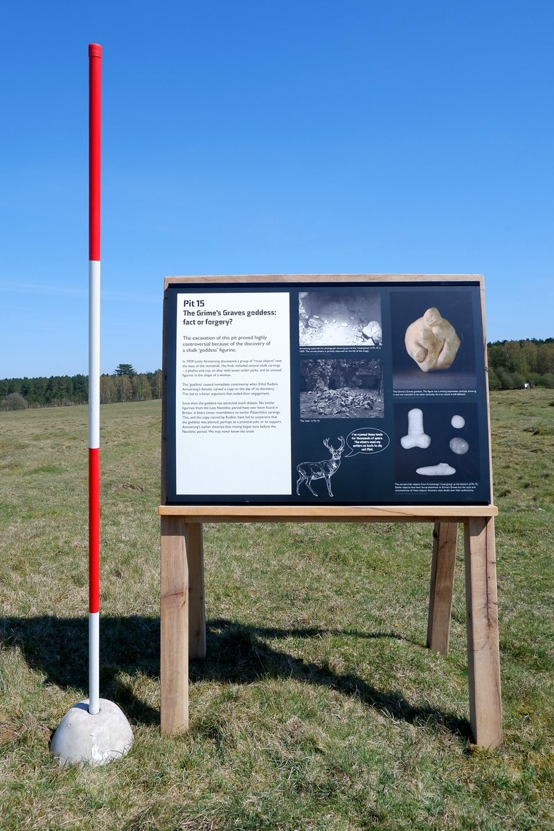 The family trail at Grime's Graves encourages visitors to explore the unique landscape, geology, wildlife, and plant life. A @HeritageFundUK project for @EnglishHeritage with @mawsonkerr @davidsudlow  @standard8design @_heritage and James Norton.

#grimesgraves
