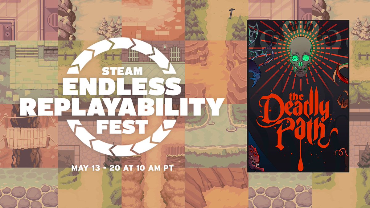 Make sure to check out the Endless Replayability Fest on Steam from the 13th of May - 20th May at 10am PT for some awesome games that you can play until the end of time.

We're going to be taking part in the festivities with The Deadly Path - We'll see you there!