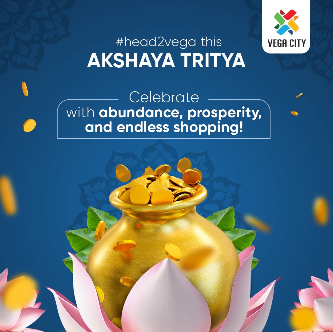 VegaCitySocial's tweet photo. May the auspicious occasion of bless you with everlasting prosperity, success, and
happiness. As you celebrate this day, may your home be filled with abundance and your heart with joy! ✨🌺

Vega City wishes you all a very Happy Akshaya Tritya!

#HappyAkshayaTritiya https://t.co/u4ENPdEI05