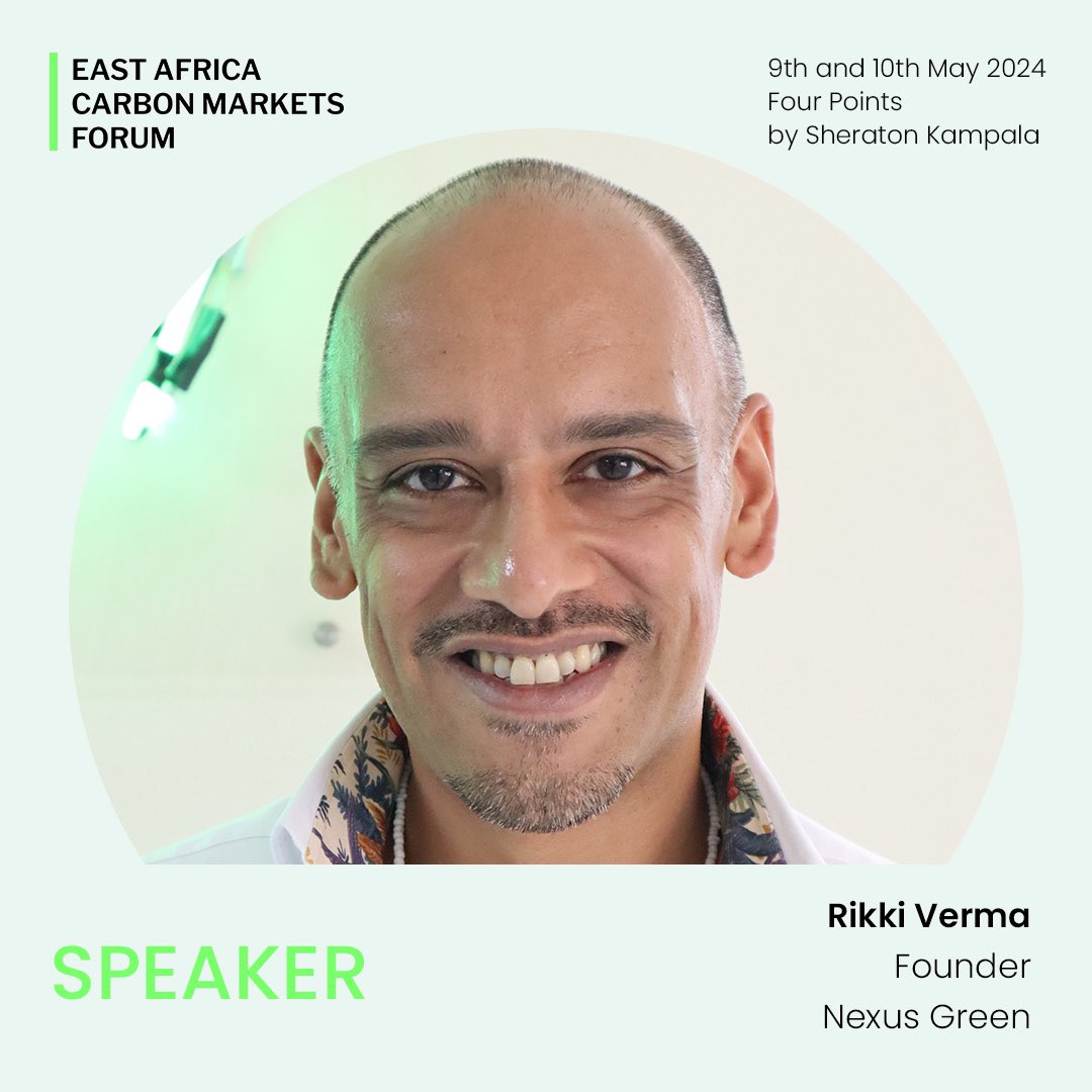 This afternoon, Rikki Verma @honrikki, Founder and CEO of Nexus Green @nexusgreenltd, will speaking in a Panel Discussion on Decarbonisation and Accelerating e-mobility in the region at the ongoing East Africa Carbon Markets Forum. #EACMF2024 #EastAfricaCarbonMarketsForum