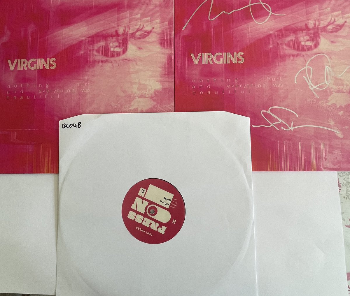 This @bandofvirgins album is so good that one copy is not enough. Cheers @BlowtorchRecs