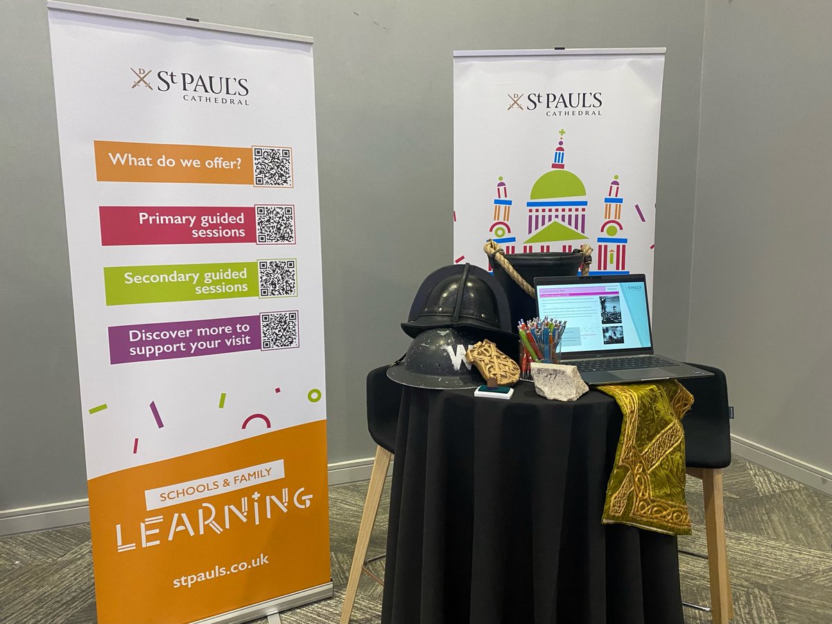 Are you at @histassoc's #HAConf24? If so, be sure to come and see us at stand 25 and discover how our wonderful learning programme for schools can bring the History curriculum to life!