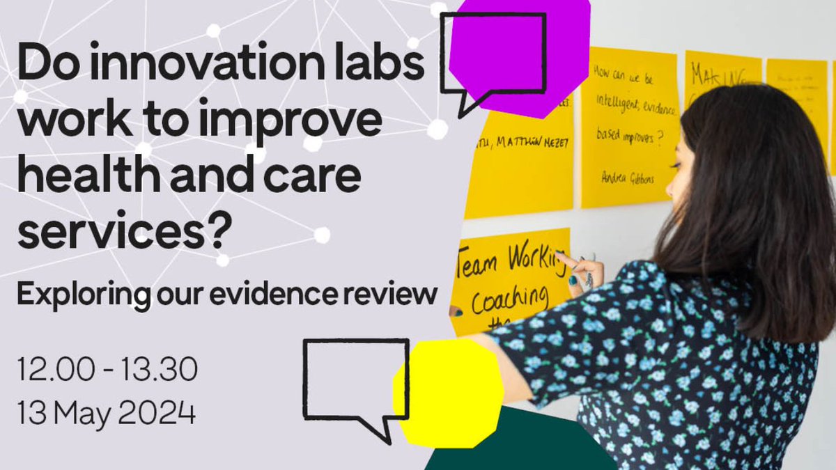 Do innovation labs work to improve health and care services? 📈 We partnered with @theQcommunity to explore the impact of innovation labs. 📢Sign up for our event on Monday to find out about the lab approach to enabling #innovation and #improvement: q.health.org.uk/resource/do-in…