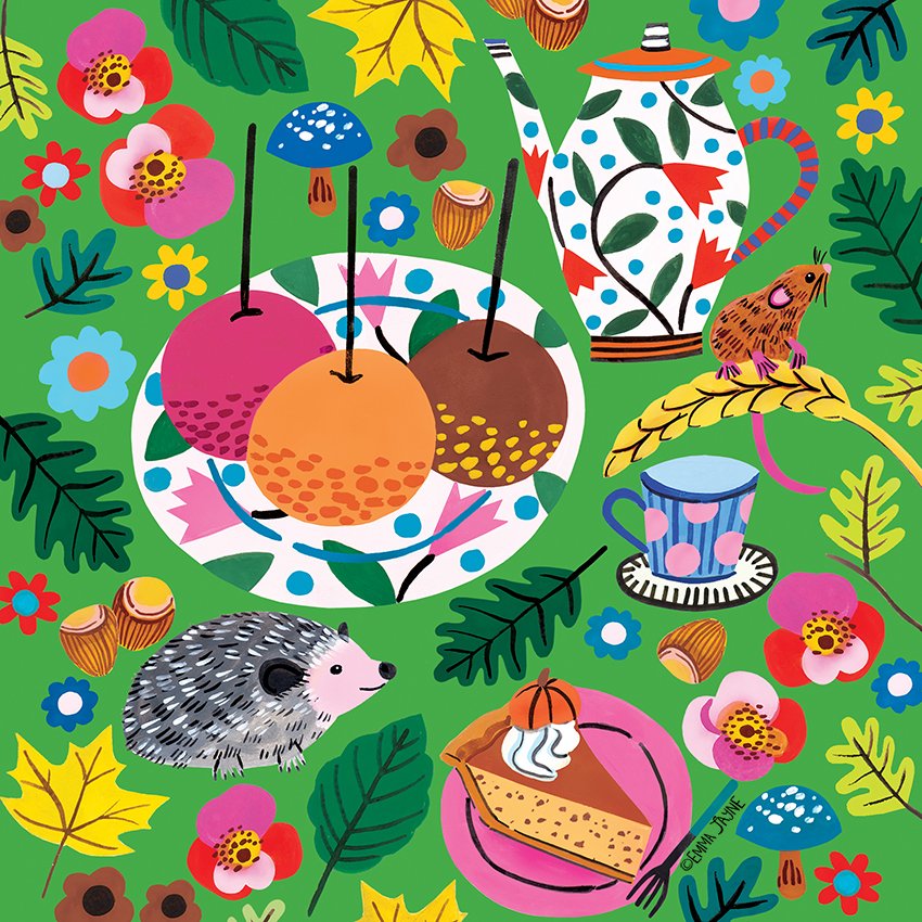 Second illustration for They Draw & Cook - Picnic Time! Both designs are now live on their website if you'd like to take a look and like 😊 Merci beaucoup!! 👉 bit.ly/4b2qitP #illustrationart #illustration #kidlitartist