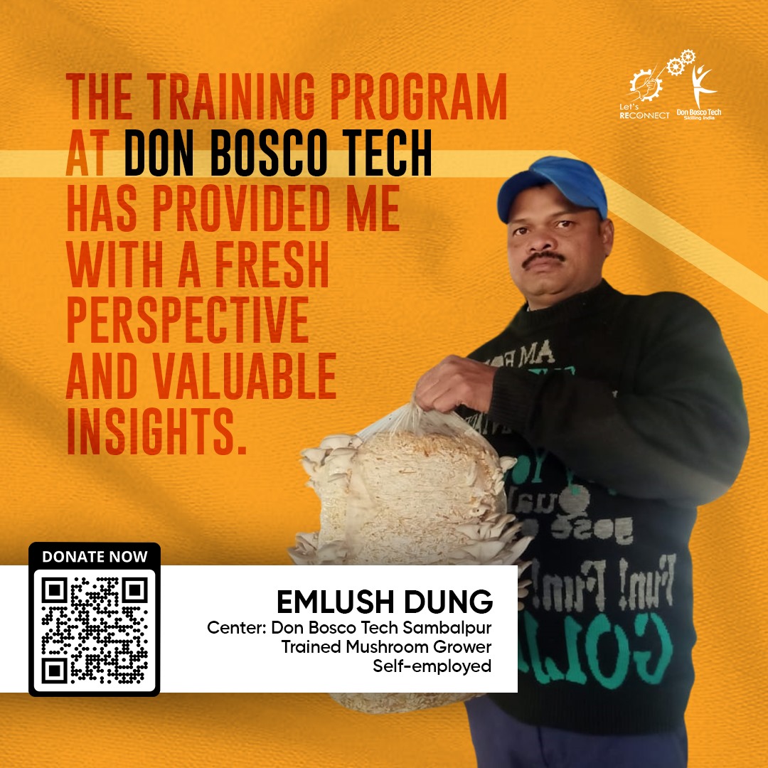 ✨Emlush is a shining example of success nurtured by Don Bosco Tech! Our programs provide life-changing opportunities for NEET youth. Donate now to support dreams!✨

#DonBoscoTechSociety #LetsReconnect #skilldevelopment #successstories #skilling