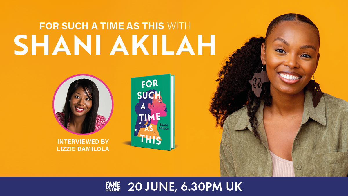 💚 NEW | These are the people who sustain us through good times & bad. Join author, screenwriter & co-founder of Nyhah Network, @_shaniakilah, to celebrate her richly imagined collection of connected stories: #ForSuchATimeAsThis. 📝 Register FREE: fane.co.uk/shani-akilah
