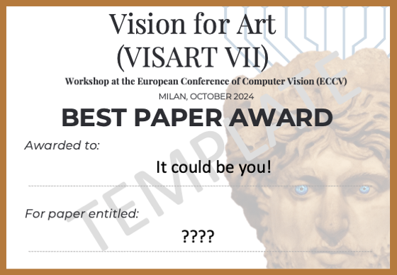 Are you thinking of submitting work on #Art or #VisualCulture using #ComputerVision to a @eccvconf workshop? We are excited to announce that #VISART has a cash best-paper prize for its technical track, kindly sponsored by Adobe! Check out the details at: visarts.eu