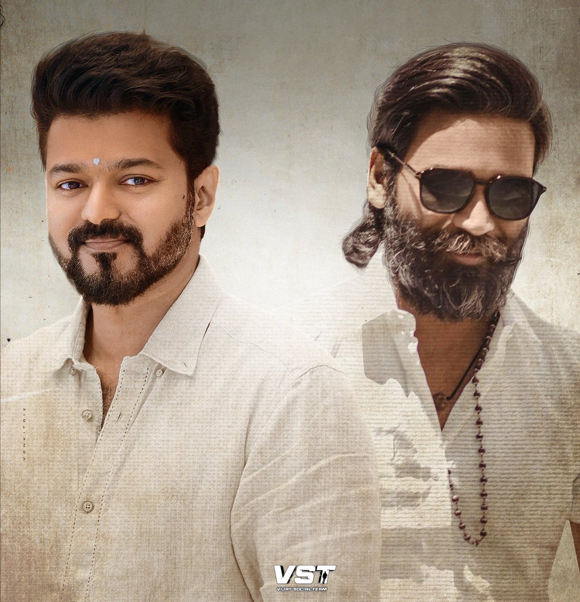 Sending our Best Wishes to Versatile Actor & Multi Talented @dhanushkraja sir for Completing 22 Years in Cinema Industry ❤️ Wishes on behalf of All Thalapathy @actorvijay Fans 🫂 #22iconicYrsofDHANUSH #Raayan #TheGreatestofAllTime