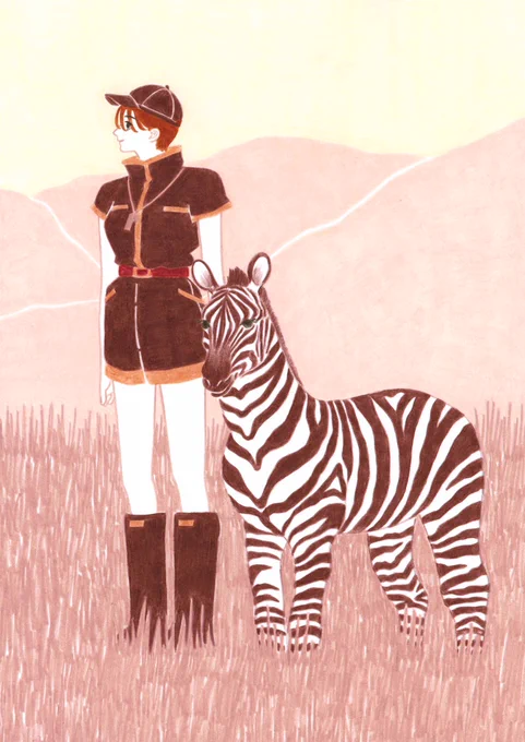 Art For Animals⑥
昨日のシマウマの赤バージョン。
こっちもすき✌️ 