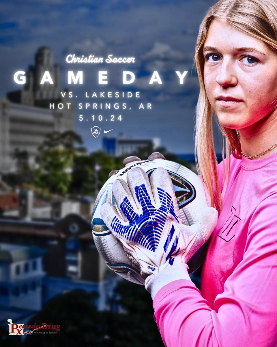 GIRLS SOCCER GAME DAY Lady Warriors enter round 2 of the 5A State Tournament as they take on the Lakeside Lady Rams. Start time set for 10:00 a.m. in Hot Springs. #WARRIORVILLE PRESENTED BY REMEDY DRUG