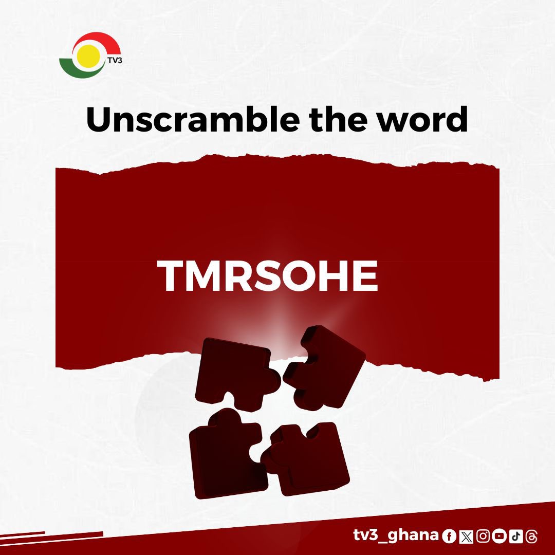What’s the word? 😀

#TV3GH