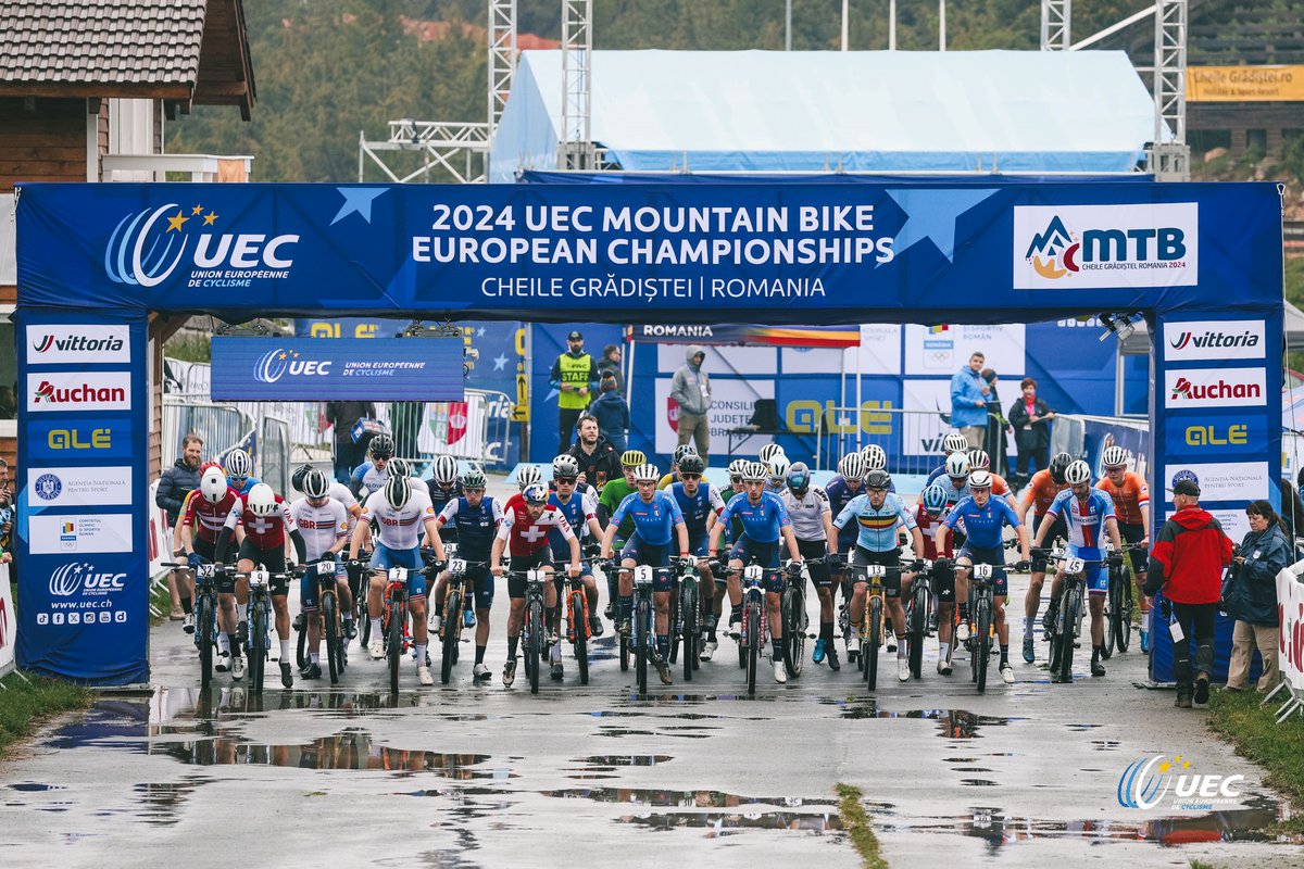 Our riders are getting ready to go again in Romania, with the team relay getting started in 1 hour 🇷🇴🚵 Our team: Ella McLean Howell Bethany Ann Jackson Max Standen Corran Carrick Anderson Isla Short Charlie Aldridge #EuroMTB24 | @UEC_cycling