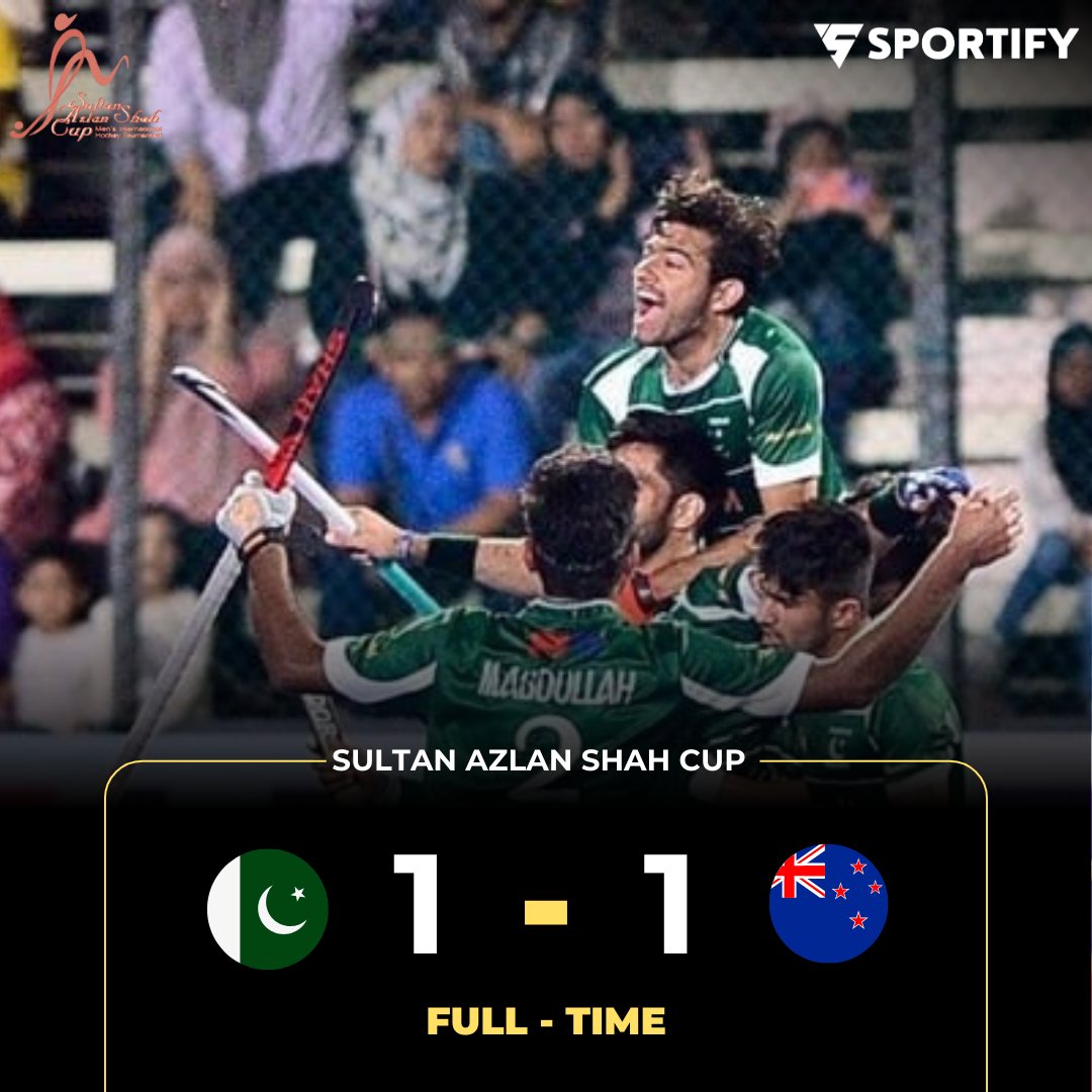 Honors Even 🤝 

Pakistan-New Zealand match ends in a draw

#Sportify #SportsNews #SASC24 #PAKvNZ #Hockey