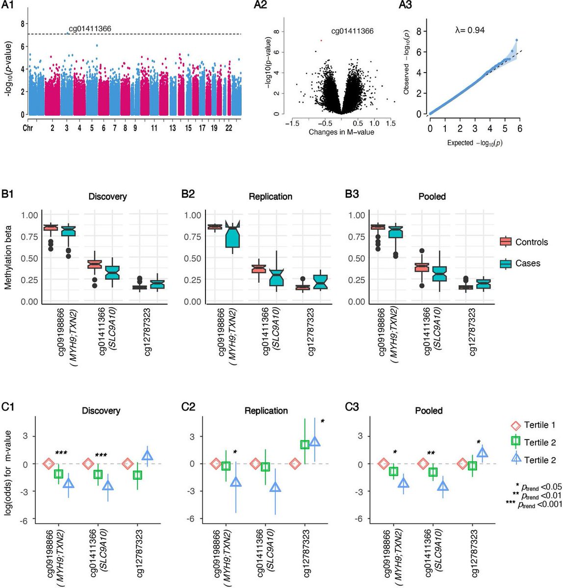 Epigenome-wide association study of lung cancer among never smokers in two prospective cohorts in Shanghai, China @MohammadLRahma2 thorax.bmj.com/content/early/…