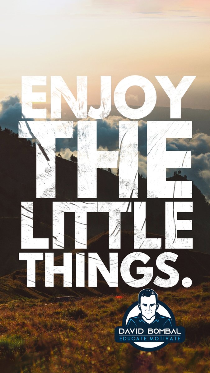 Enjoy the little things. #DailyMotivation #inspiration #motivation #bestadvice #lifelessons #changeyourmindset