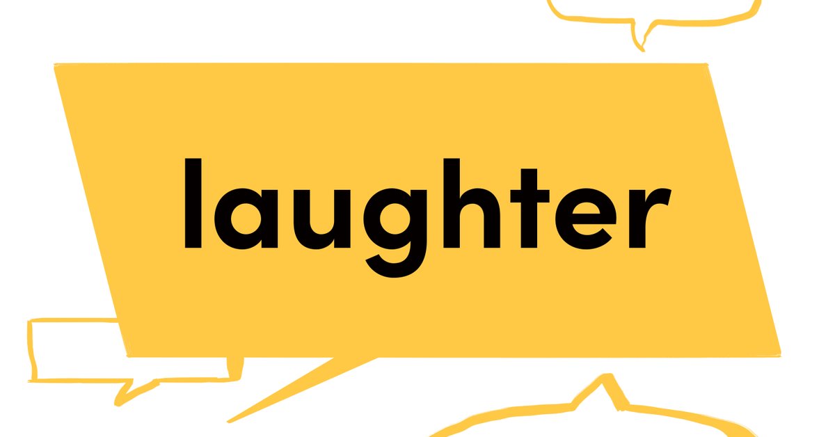 #wordoftheday LAUGHTER – 1. UNCOUNTABLE N. Laughter is the sound of people laughing, for example because they are amused or happy; 2. UNCOUNTABLE N. Laughter is the fact of laughing, or the feeling of fun and amusement that you have when laughing. ow.ly/W9CV50RsvAR