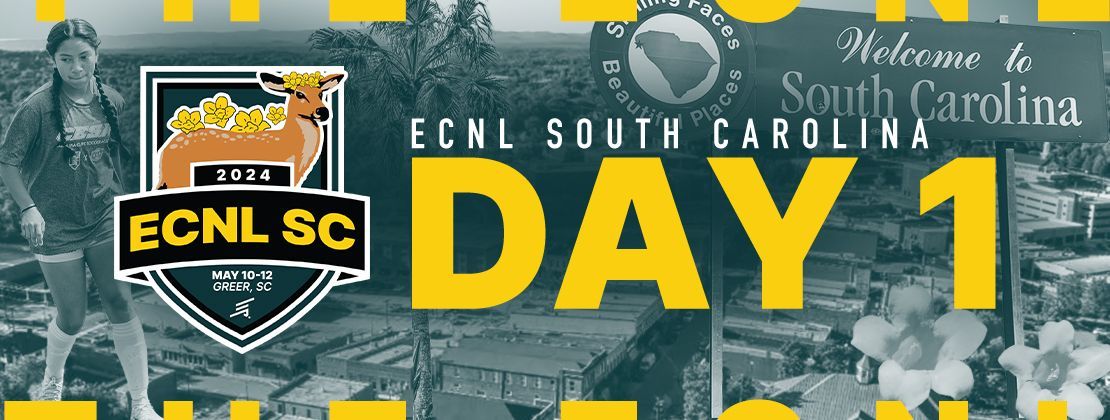 ECNL South Carolina Day 1️⃣ 📍 Greer, S.C. 📆 ecnl.info/4bpD715 📱 apple.co/3c26eeI #️⃣ECNLSC