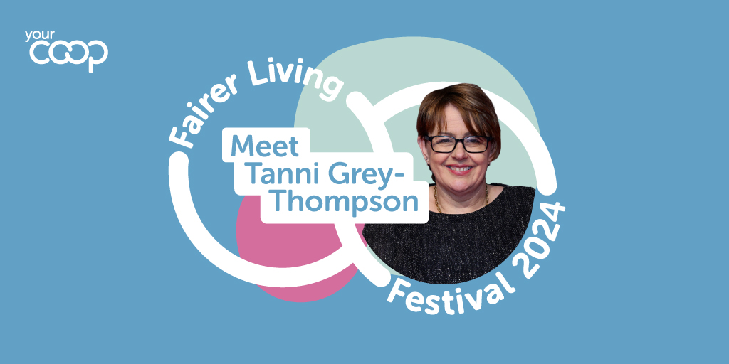 Join us for a great day out at @midcountiescoop Fairer Living Festival on May 11th at Walsall Football Club. There’s lots to see and do including, meeting @Tanni_GT, live music, cooking demos, swap shops & craft workshops. Book your FREE tickets today at mid.coop/FLF