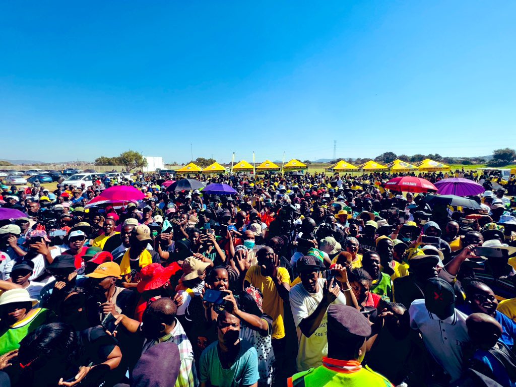 Public Meeting 📍 Atteridgeville, Tshwane #VoteANC 🖤💚💛