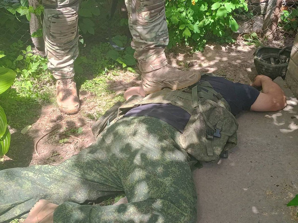 first photos of the russian offensive in Kharkiv direction