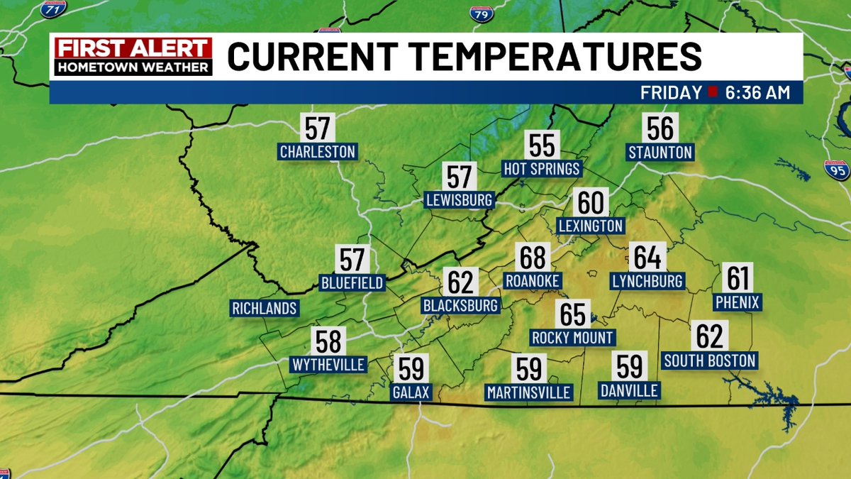 Rise and Shine! It's May 10, 2024 at 07:01AM. Here are your current temperatures.