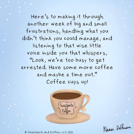 Good Morning World, it's a Brand New Day! #FridayFeeling with thanks to @SweatpantsCafe