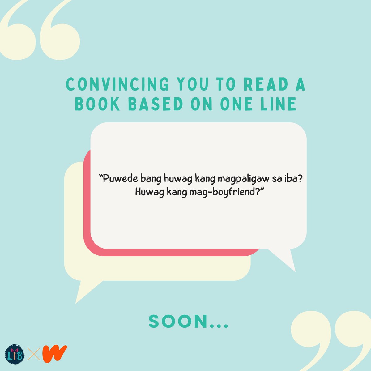 Convincing you to read a book based on one line ✨ 💙 Coming Soon… 🤫 #LIBOfficial #LIBxWattpad