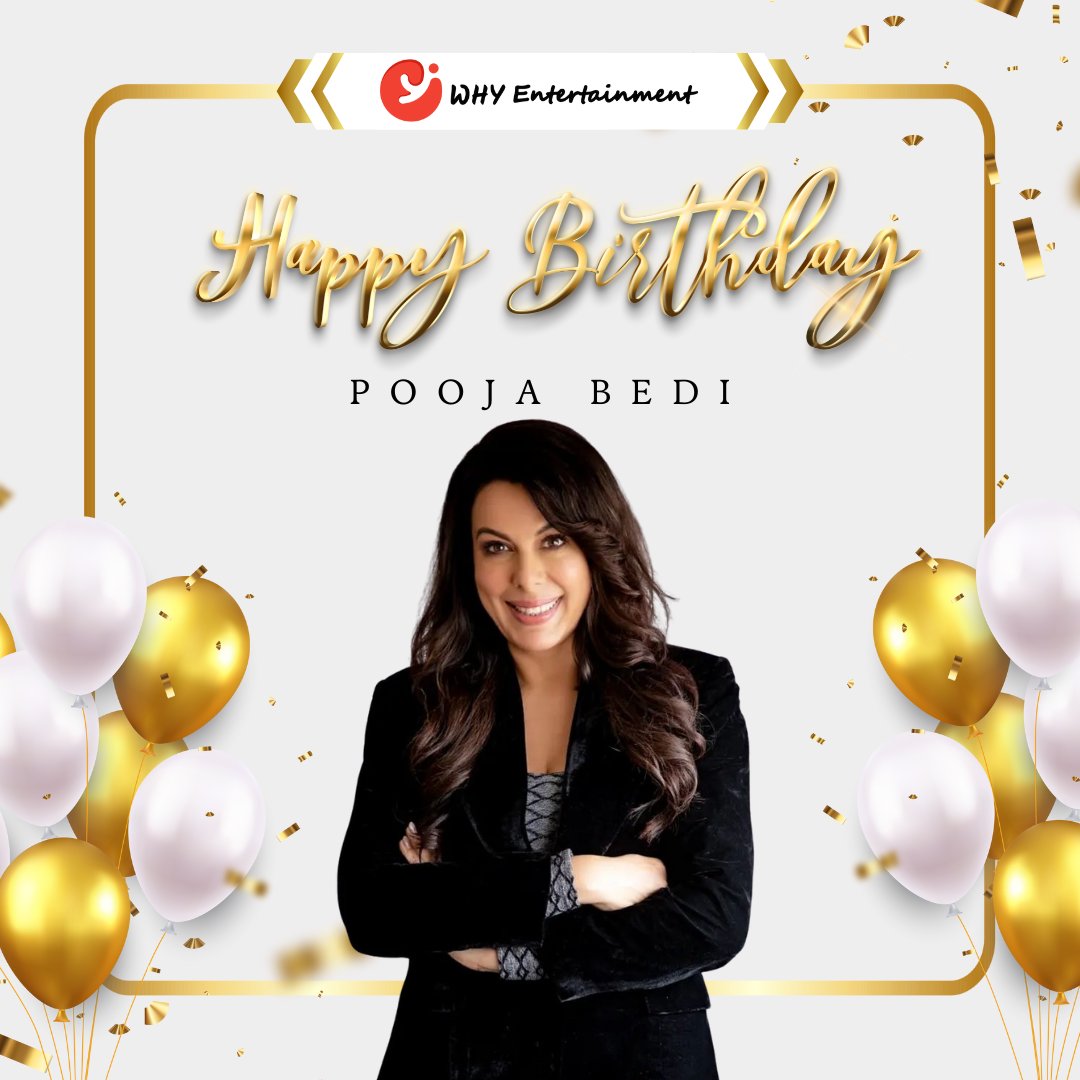 Happy Birthday, poojabedi! 🥳🥳Wishing this beautiful soul a day filled with love, laughter, and joy! May your year ahead be as amazing as you are! ✨💥 #HappyBirthdayPoojaBedi #CelebratingPoojaBedi #BirthdayWishes #Blessings #JoyfulMoments #HappyTimes