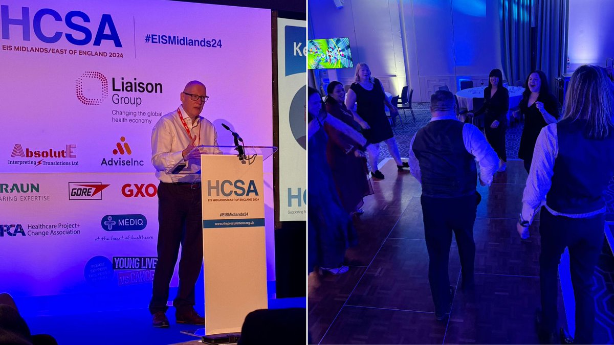 Congratulations to all of our customers who won at #EISMidlands24, including @BSol_ICS & @NWSSP. We had the pleasure of dancing with @rossofthepalmer & the opportunity to catch up with friends/colleagues from across the NHS & supply base. Thanks @HSCA, another fantastic event!
