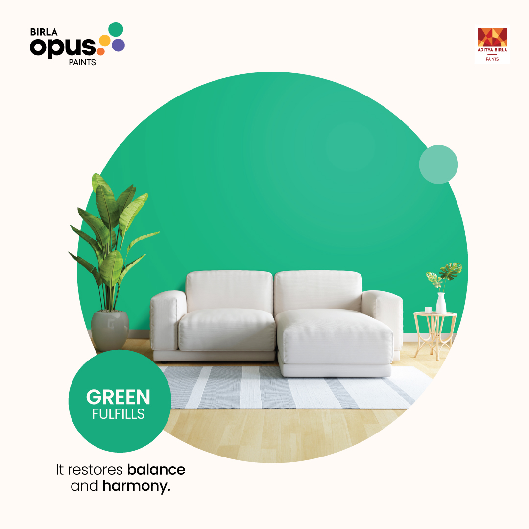 With its connection to nature and life, green has a soothing effect on the mind. As one of our brand colours, it represents growth and sense of security we promise when we transform your space. 💚​

#BirlaOpusPaints #BirlaOpusIsHere #ShadesExplained