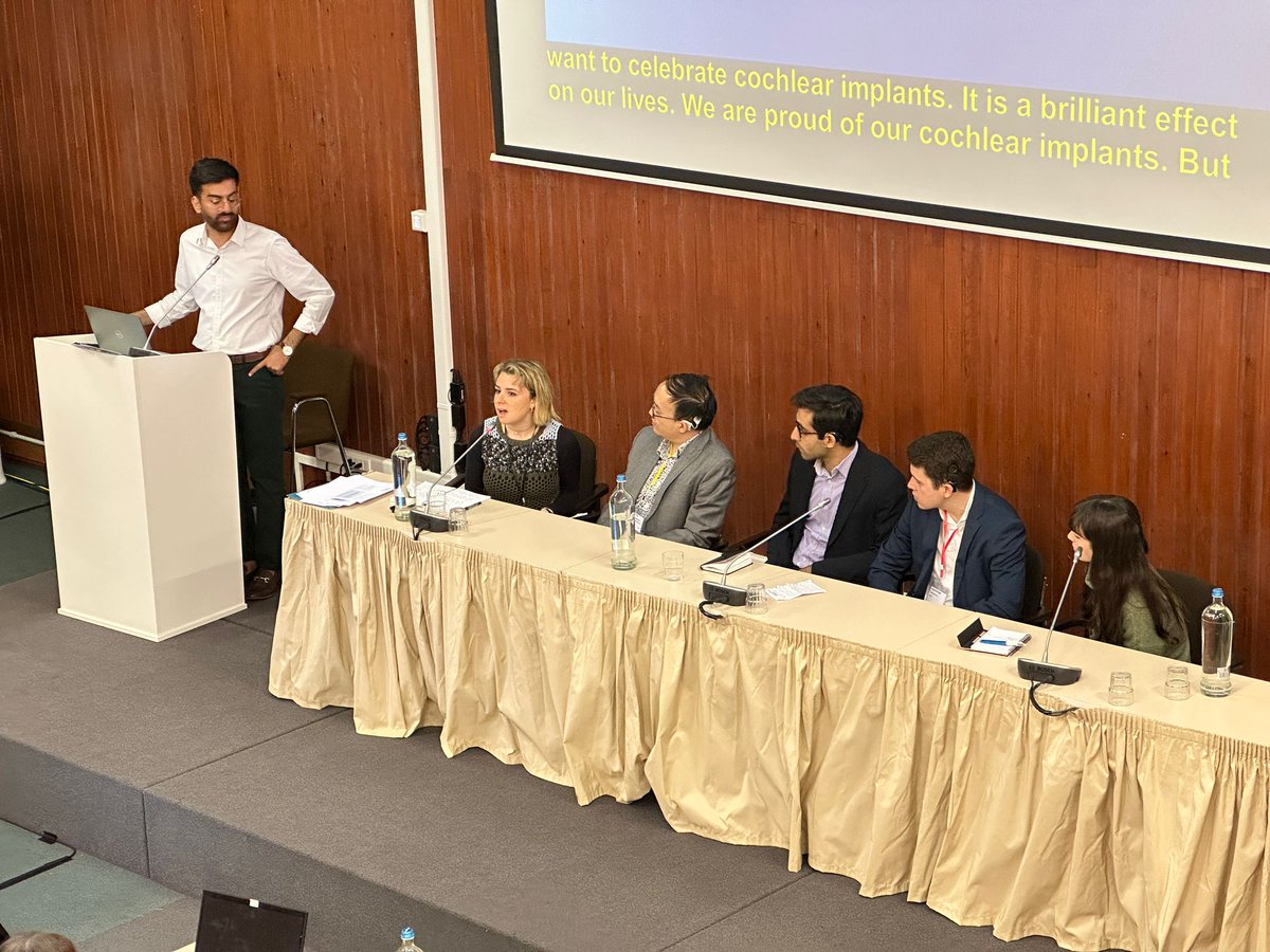 "Los demás usuarios de #implantescocleares son #personasmayores o no han pasado todas las etapas de desarrollo como usuarios de #IC (la escuela, educ.superior, trabajar), los fabricantes deben ser conscientes de que tenemos información única sobre lo que funciona para nosotros"