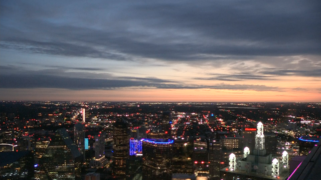 First Alert: Good morning, Dallas! Check out this beautiful sky over the downtown area. We're expecting great weather here in North Texas for this Friday, but showers return for your Mother's Day Weekend. @CBSNewsTexas #firstalertdfw #dependondominic
