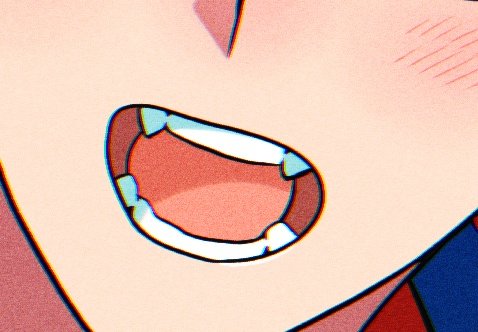 「八重歯 開口」のTwitter画像/イラスト(新着)