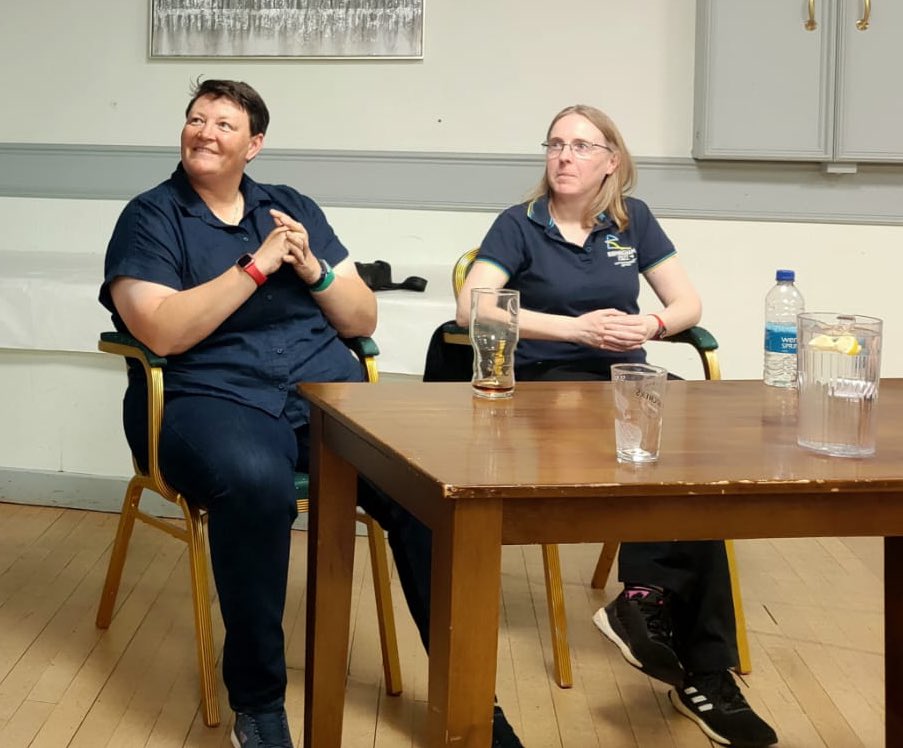 Great evening yesterday meeting two ICC elite umpires and gaining some insight about how the prepare for and deal with every aspect of the game. Thanks #umpiresue and #umpirekim