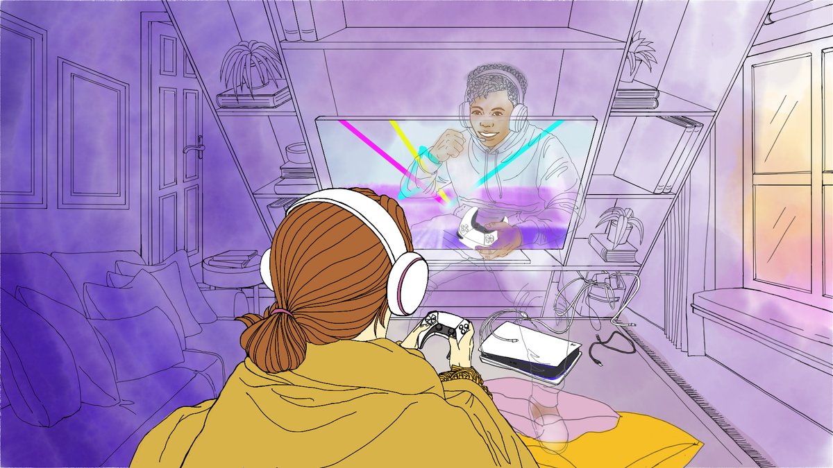 Coming to R4 30th May: Nearly Light  

What happens when teenagers stop going to school, living life online from their bedrooms?   

New drama about 2 of the 10% of children struggling to return to ‘normality’, post-pandemic.   

Written by <a href="/kittywithington/">Kit Withington</a> 
Art by YanKi Darling