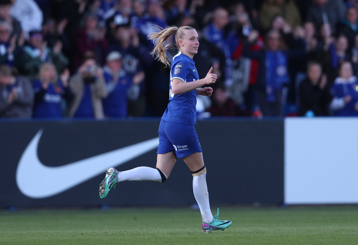 Chelsea’s @AggieBjones has scored six goals across her last four appearances in the #BarclaysWSL!

She has become the first player under the age of 21 in WSL history to score in four straight outings on two separate occasions (also 5 in a row between October and November 2023).