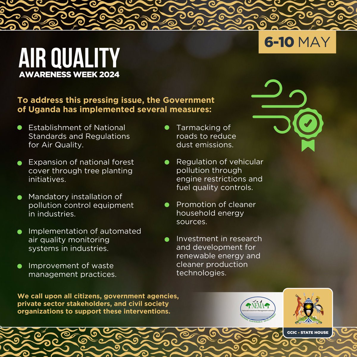 Today is the last day of 
#AirQualityAwarenessWeek 

'Know your Air'