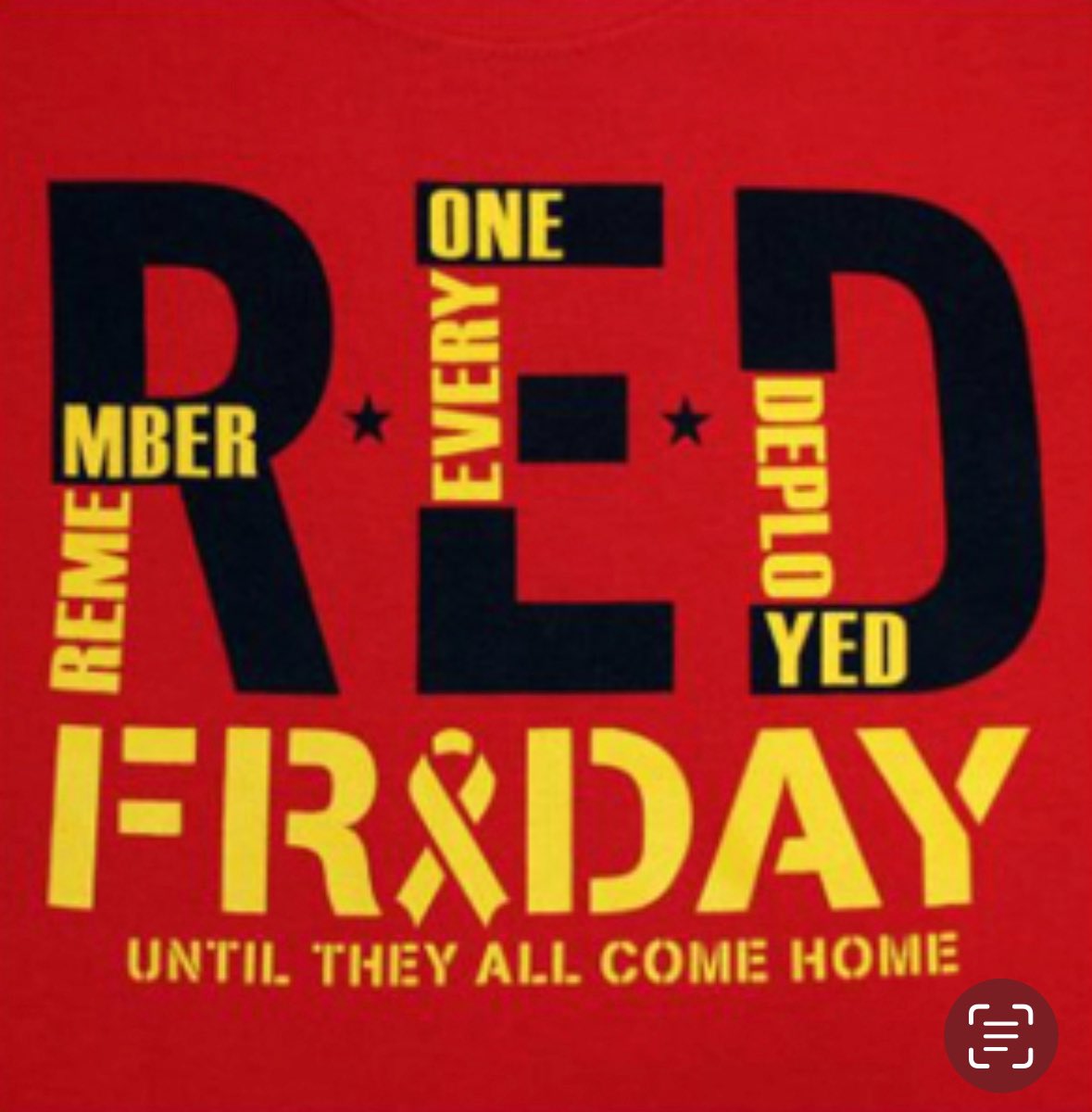 #redshirtfriday #supportourtroops